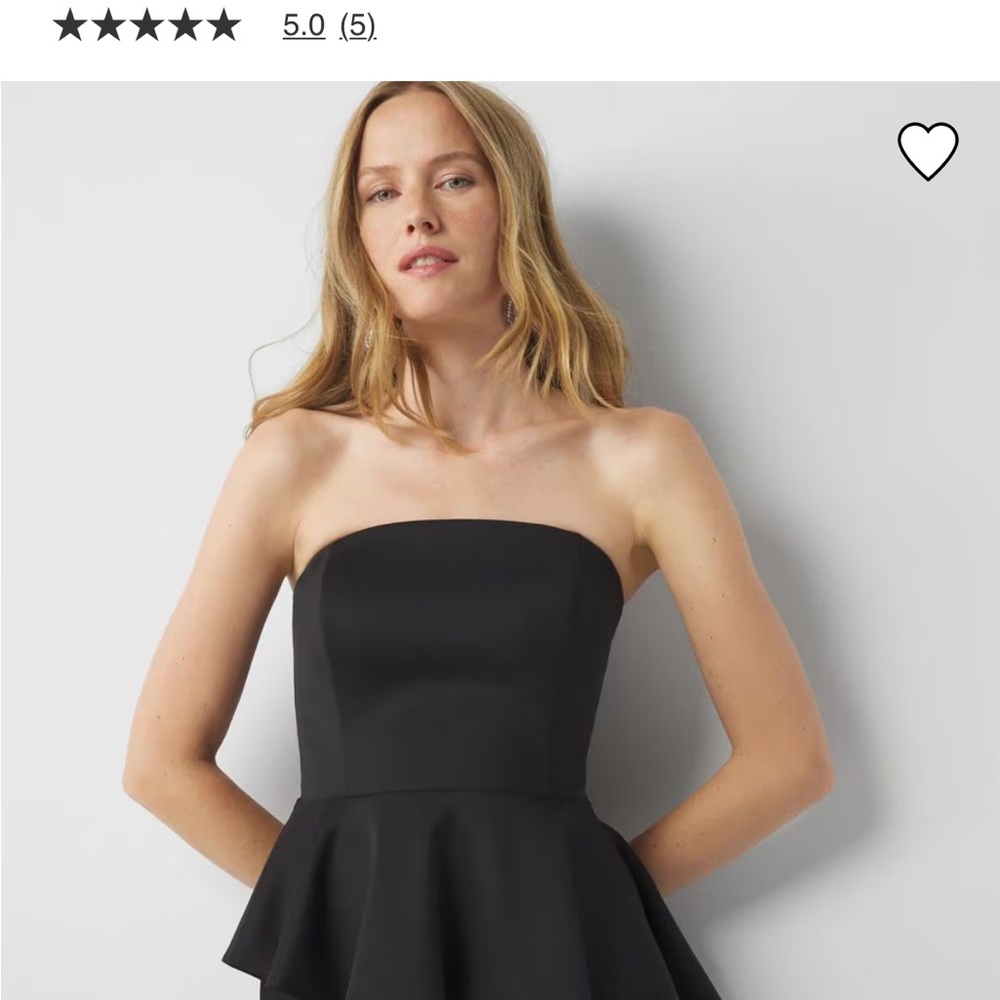 WHBM Asymmetrical Hem Bustier